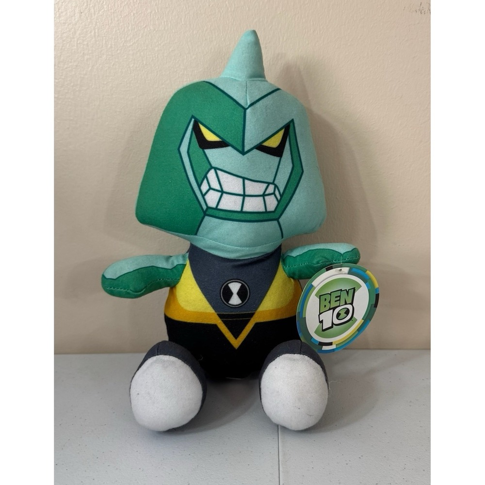 Toy Factory Ben 10 7" Plush Diamondhead Soft Doll Toy Stuffed Animal NWT